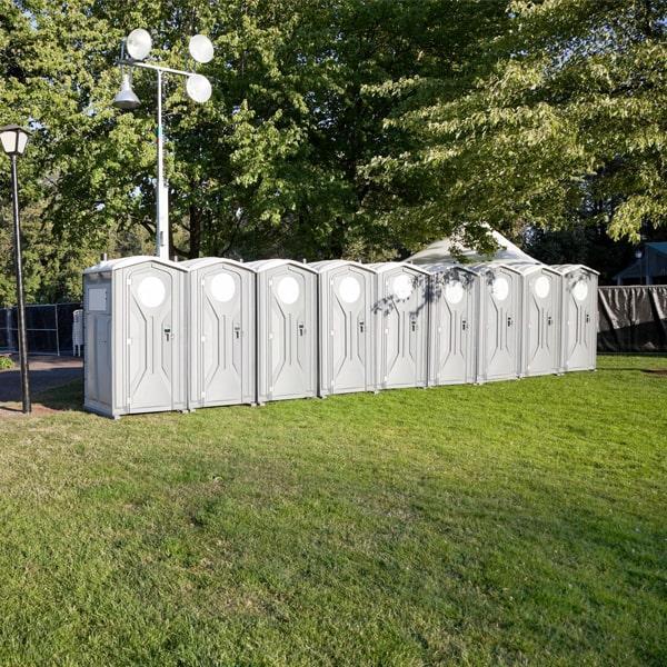 our special event portable restrooms come in a range of options, including luxury trailers, standard portable restrooms, and ada-accessible units